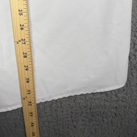 Huk Kona Shirt Mens 3XL White Fishing Performance Stretch Button Down Solid - Picture 8 of 9